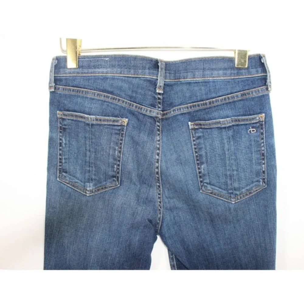 Rag & Bone Elton High Rise Skinny Jeans Size‎ 30 Dark Indigo Blue W1532K520ELT